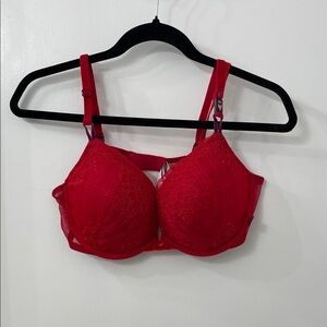 Victoria's Secret Vibrant Red Lace Bra